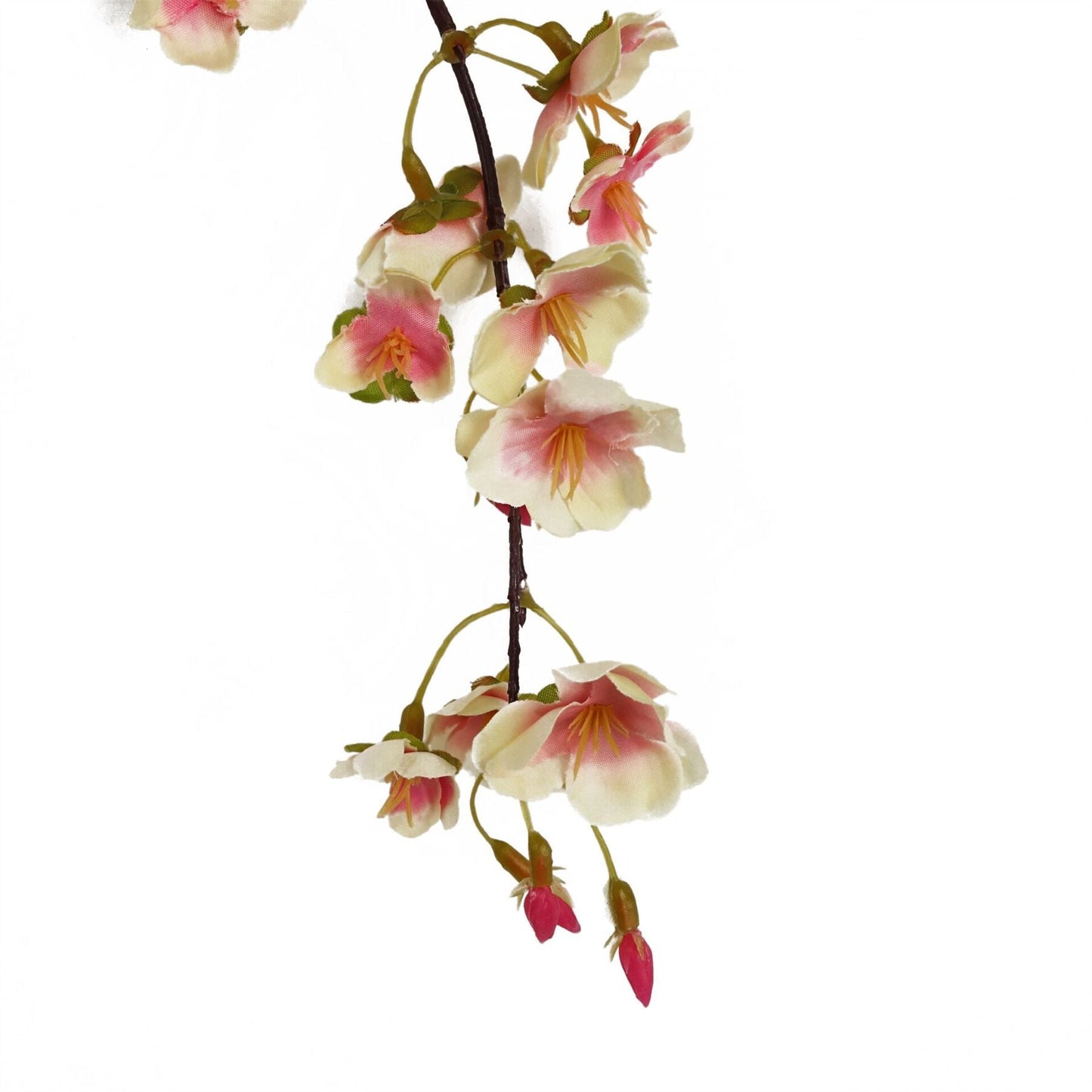 110cm Pink Cherry Blossom Stem - Elegant Trailing Silk Flower Decoration - plants - express.com