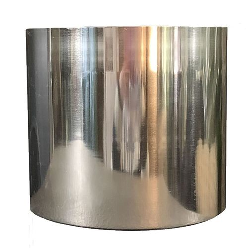 120cm Lifelike Artificial Palm Tree with Elegant Silver Metal Planter - plants - express.com