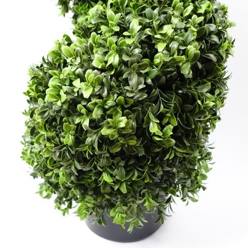 120cm Sprial Buxus Artificial Tree UV Resistant Outdoor - plants - express.com