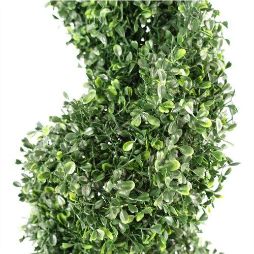 120cm UV Resistant Boxwood Tree Spiral Topiary 1058 leaves - plants - express.com