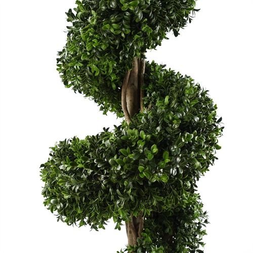 120cm UV Resistant Spiral Buxus Topiary Tree - Stunning Outdoor Décor - plants - express.com