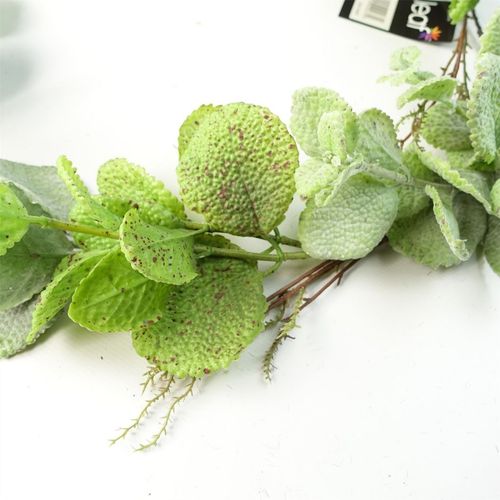 125cm Adjustable Artificial Mint Leaf Garland - Lush Greenery for Any Space - plants - express.com