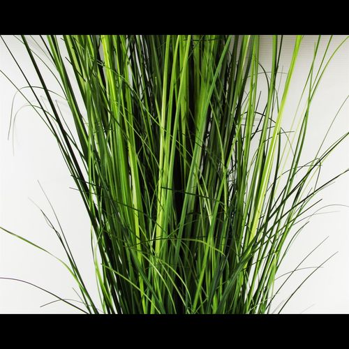 130cm Extra Large Artificial Grass Plant with Stylish Metal Planter - plants - express.com