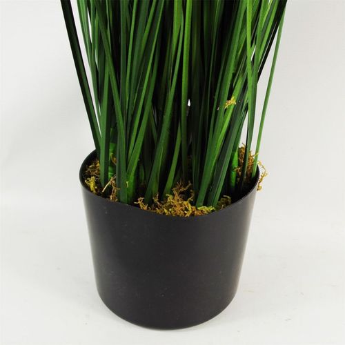 130cm Extra Large Artificial Grass Plant with Stylish Metal Planter - plants - express.com