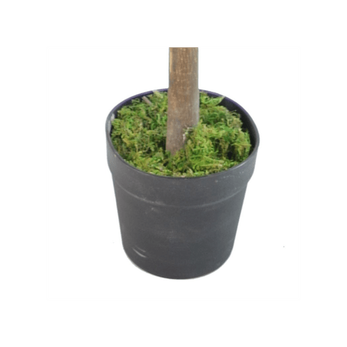 130cm Lifelike Red & Green Ficus Tree - Elegant Home Decor Gem! - plants - express.com