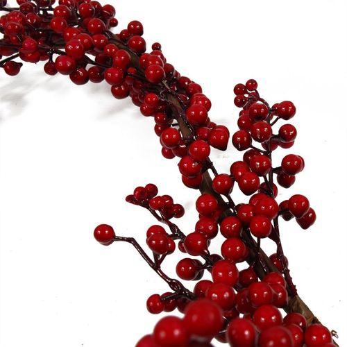 150cm Large Luxury Christmas Red Berry Floristry Garland - plants - express.com