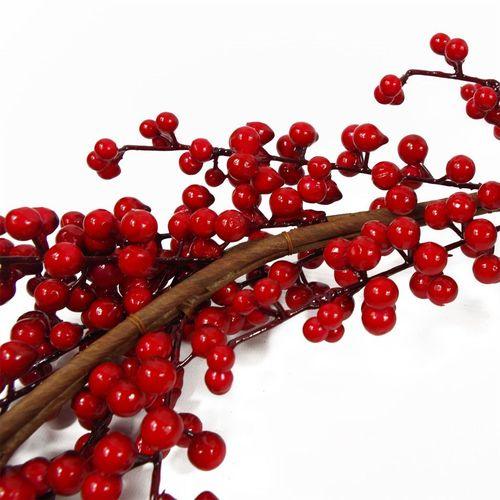 150cm Large Luxury Christmas Red Berry Floristry Garland - plants - express.com