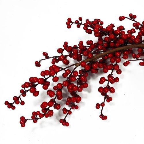 150cm Large Luxury Christmas Red Berry Floristry Garland - plants - express.com