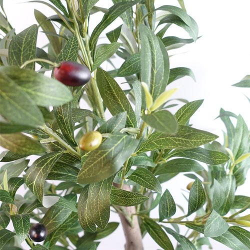 150cm Lifelike Olive Tree with Realistic Trunk - No Maintenance Required! - plants - express.com