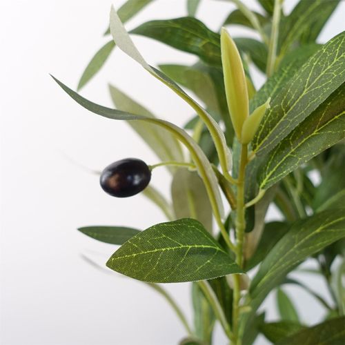150cm Lifelike Olive Tree with Realistic Trunk - No Maintenance Required! - plants - express.com