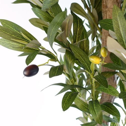 150cm Lifelike Olive Tree with Realistic Trunk - No Maintenance Required! - plants - express.com