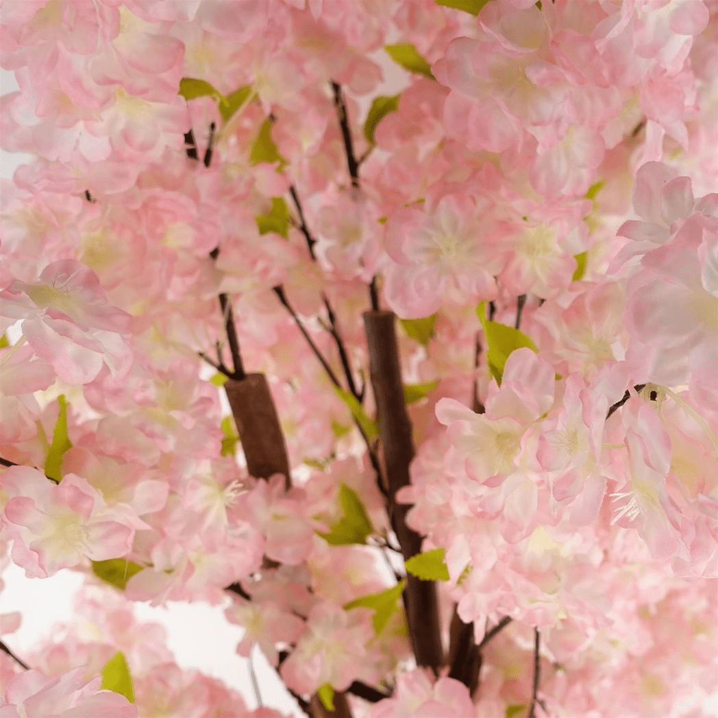 150cm Luxurious Artificial Pink Blossom Tree for Elegant Home Décor - plants - express.com