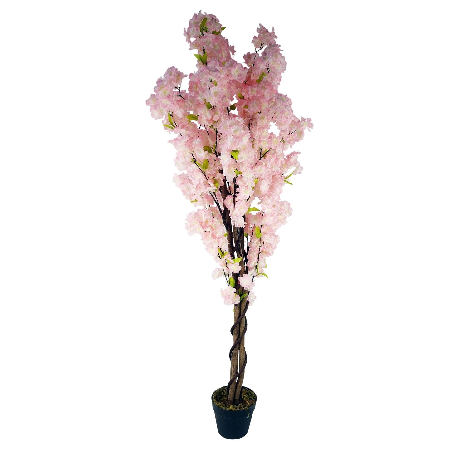 150cm Luxurious Artificial Pink Blossom Tree for Elegant Home Décor - plants - express.com