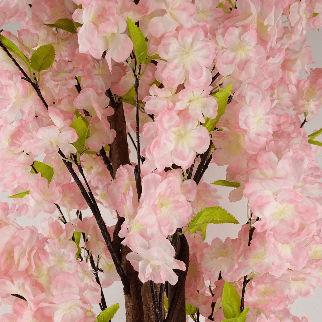 150cm Luxurious Artificial Pink Blossom Tree for Elegant Home Décor - plants - express.com