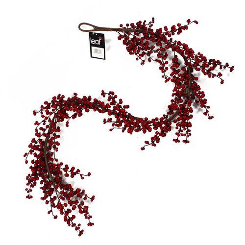 150cm Luxury Christmas Red Berry Floristry Garland - plants - express.com