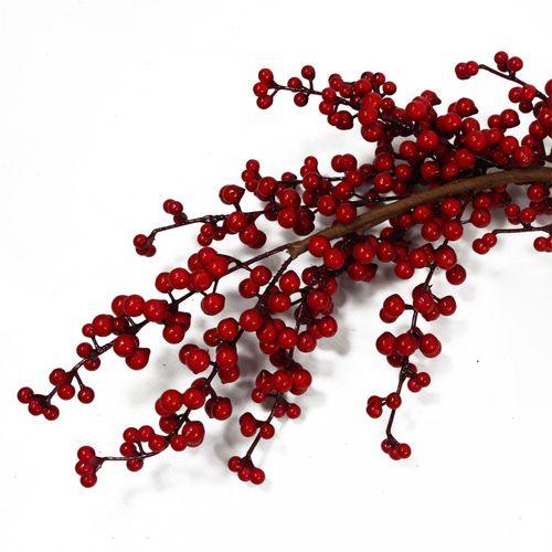 150cm Luxury Christmas Red Berry Floristry Garland - plants - express.com