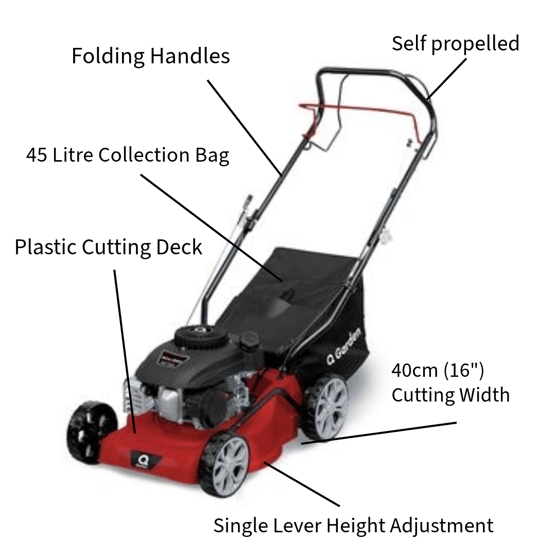 16" (40cm) Poly Deck 145cc Self Drive - plants - express.com