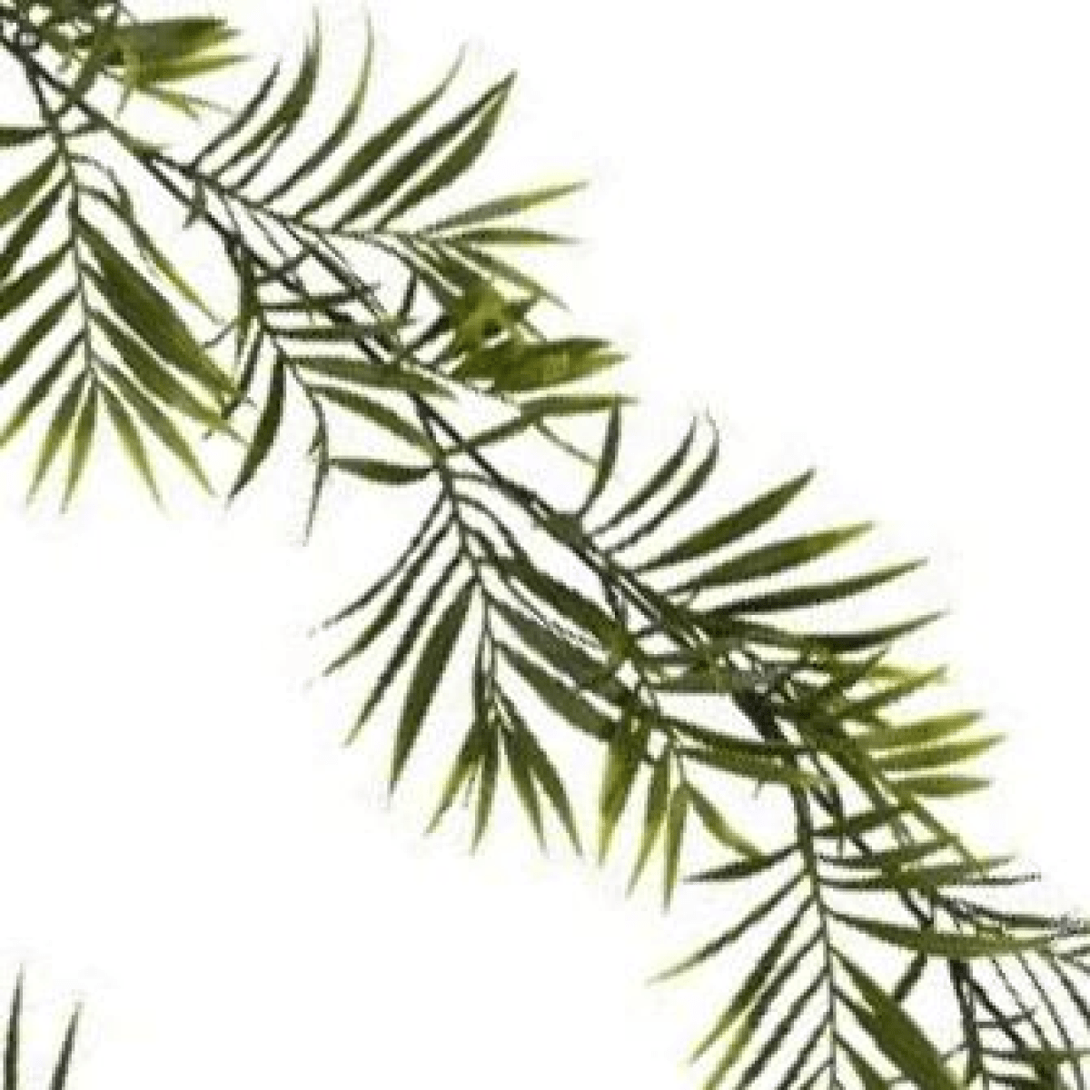 190cm Fire - Resistant Artificial Palm Garland for Effortless Greenery - plants - express.com