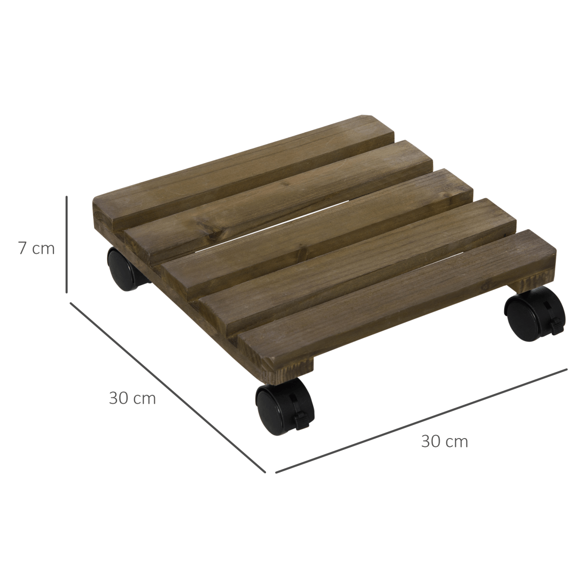 2 Pack Plant Stand with Wheels, Flowerpot Holder - plants - express.com