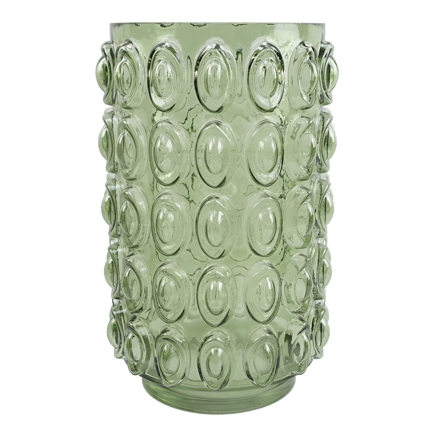30cm Handcrafted Green Retro Bubble Vase – Vintage Charm for Any Bloom! - plants - express.com