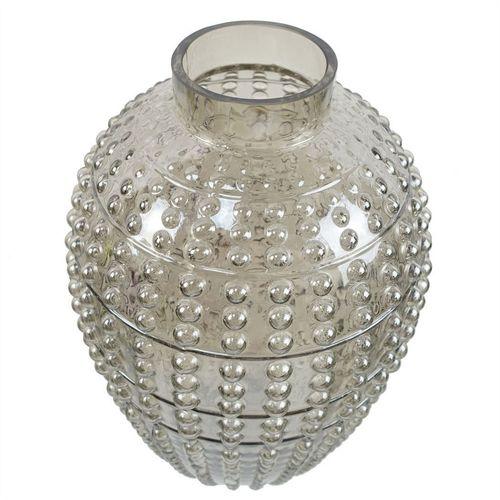 35cm Smoke Grey Bubble Vase - plants - express.com