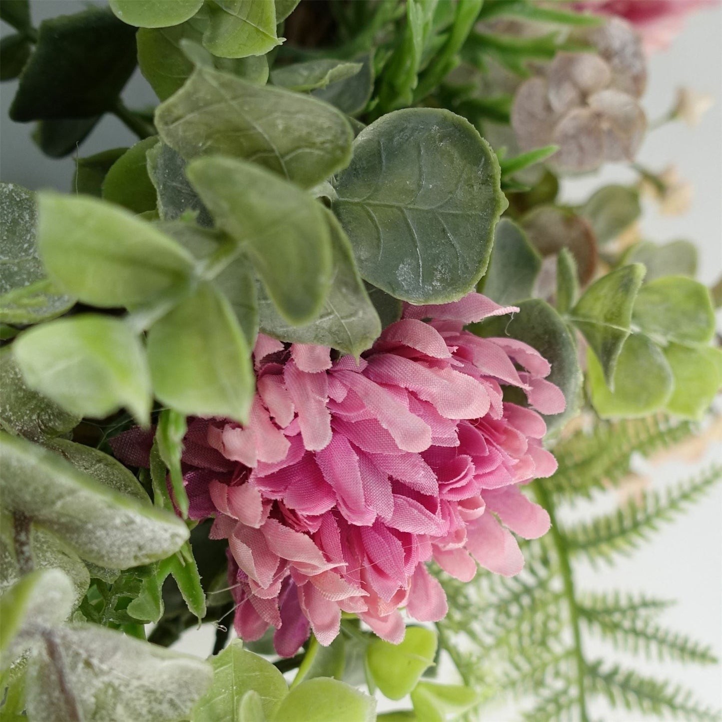 45cm Artificial Pink Floral Blossom Wreath - plants - express.com