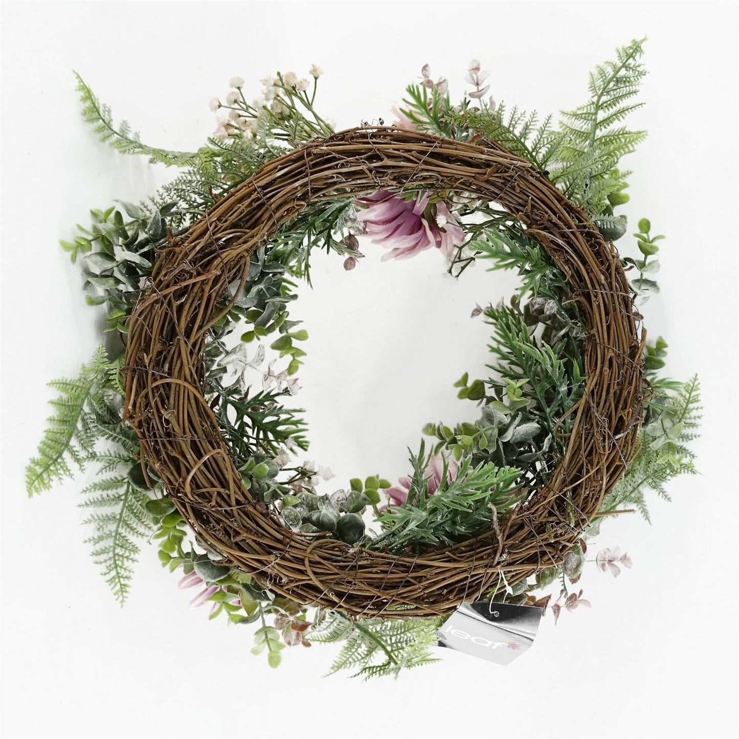 45cm Artificial Pink Floral Blossom Wreath - plants - express.com