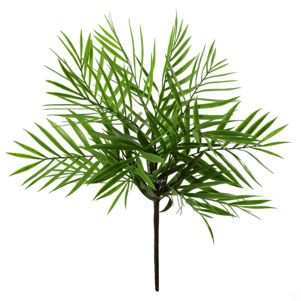 6 - Pack 40cm Realistic Artificial Bamboo Palm Bush - No Maintenance Needed! - plants - express.com