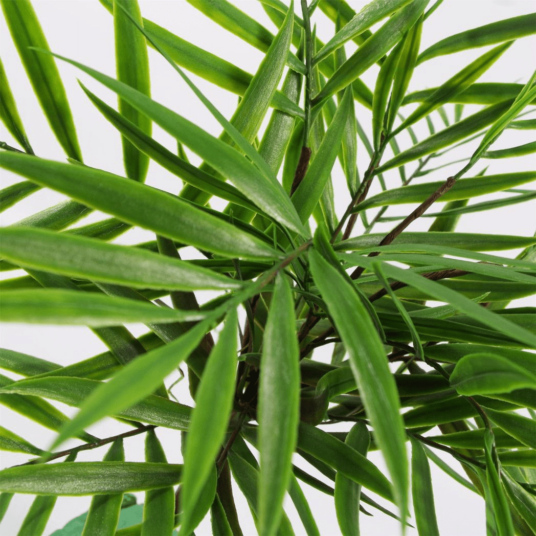 6 - Pack 40cm Realistic Artificial Bamboo Palm Bush - No Maintenance Needed! - plants - express.com