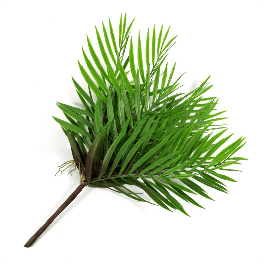 6 - Pack 40cm Realistic Artificial Bamboo Palm Bush - No Maintenance Needed! - plants - express.com