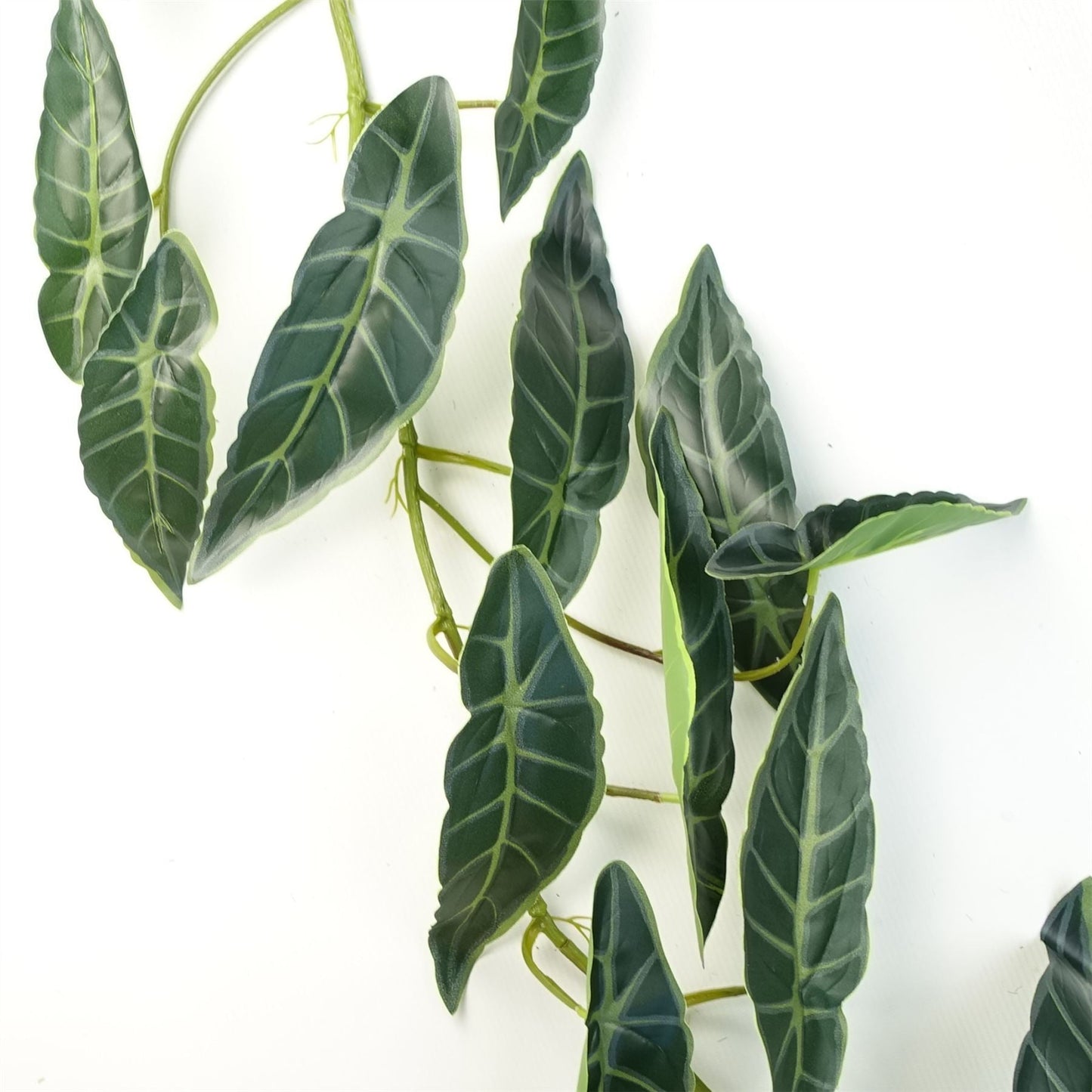 6 x 110cm Artificial Hanging Trailing Dark Green Leaf Plant - plants - express.com