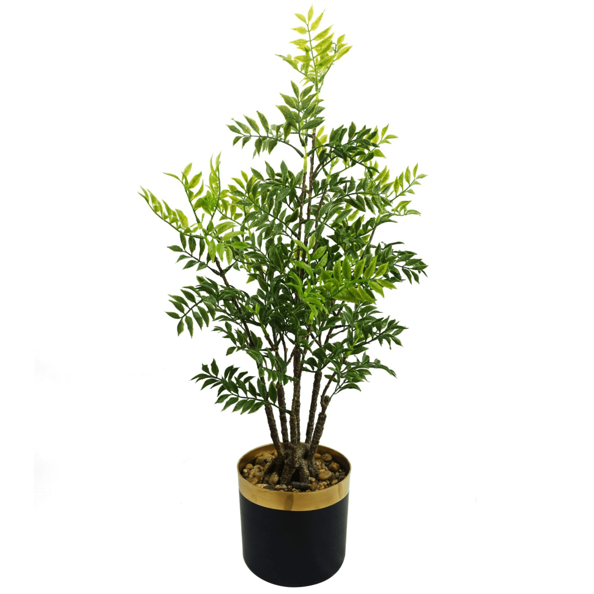 60cm Lifelike Nandina Bonsai Tree – Elegant Indoor Décor with Adjustable Branches - plants - express.com