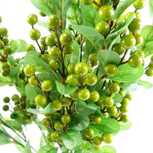 70cm Artificial Green Berry Spray - plants - express.com