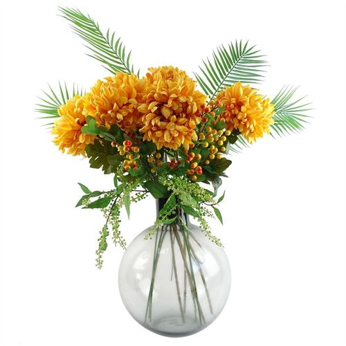 70cm Artificial Orange Berry Spray - plants - express.com