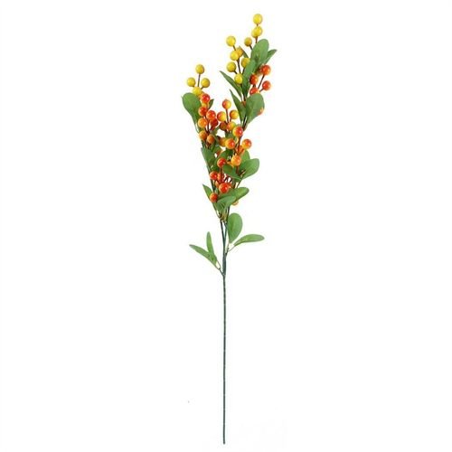 70cm Artificial Orange Berry Spray - plants - express.com