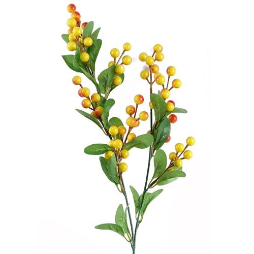 70cm Artificial Orange Berry Spray - plants - express.com