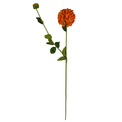 75cm Artificial Dahlia PomPom Flowers Orange - plants - express.com
