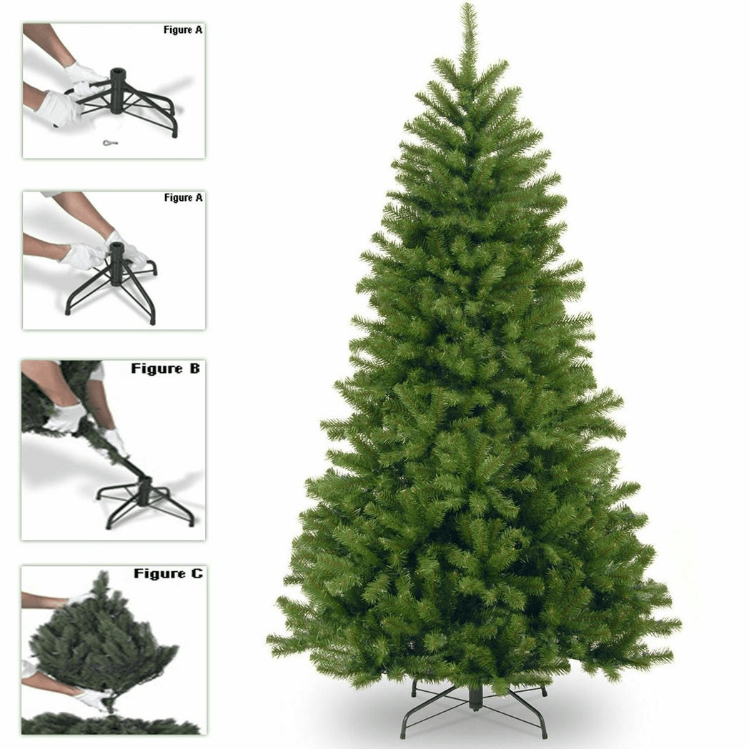 7ft Green Artificial Christmas Tree - Colorado Style, 210 cm - plants - express.com
