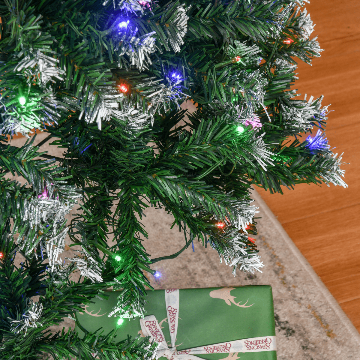 7FT Prelit Artificial Xmas Tree Holiday D��cor 350 Colourful LED Light - plants - express.com
