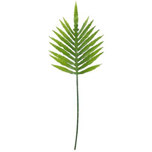 80cm Artificial Tropical Palm Leaf Arrangement with Glass Vase - plants - express.com