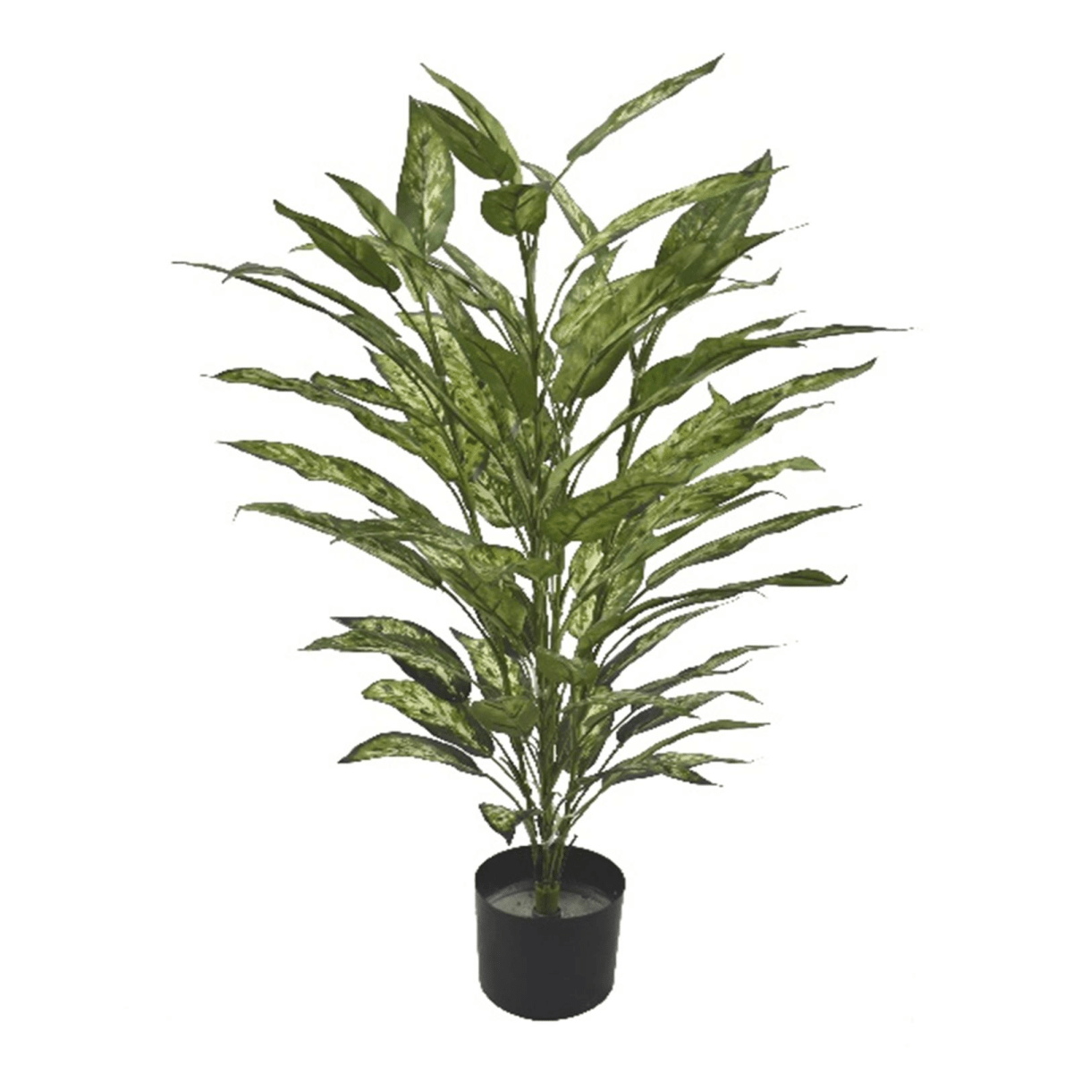 80cm Fire - Resistant Aglaonema Bush - Lush 72 Leaf Faux Plant - plants - express.com