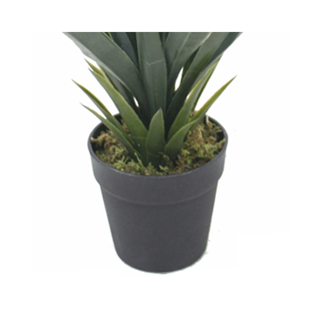 90cm Copper Planter with Artificial Yukka Plant - plants - express.com