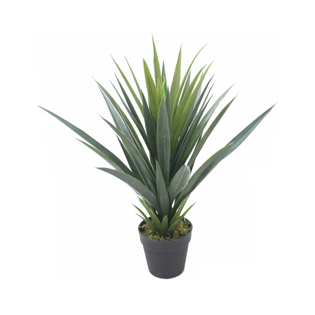 90cm Copper Planter with Artificial Yukka Plant - plants - express.com