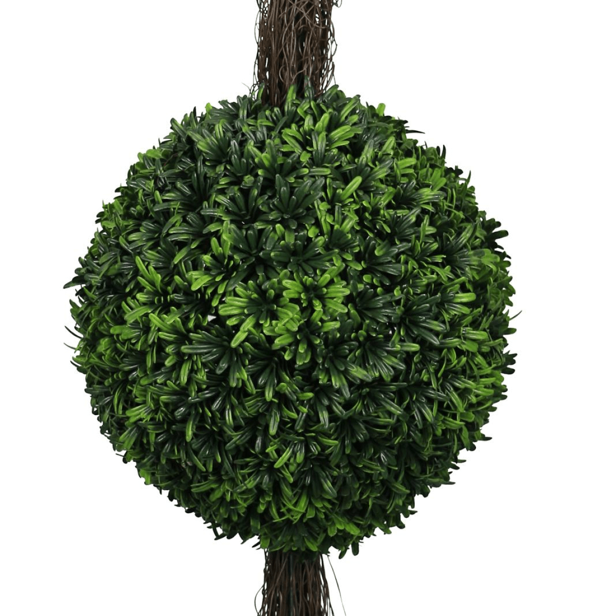 90cm Podocarpus Double Ball Topiary Tree - Lifelike Artificial Plant - plants - express.com