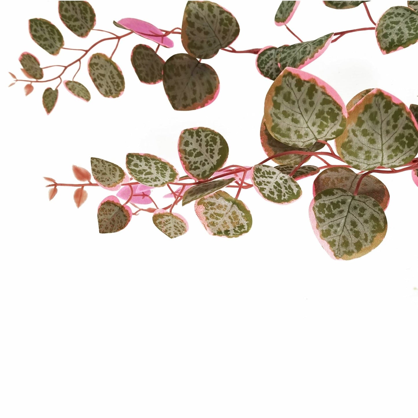 90cm Realistic Trailing Pink String of Hearts in Decorative Hanging Pot - plants - express.com