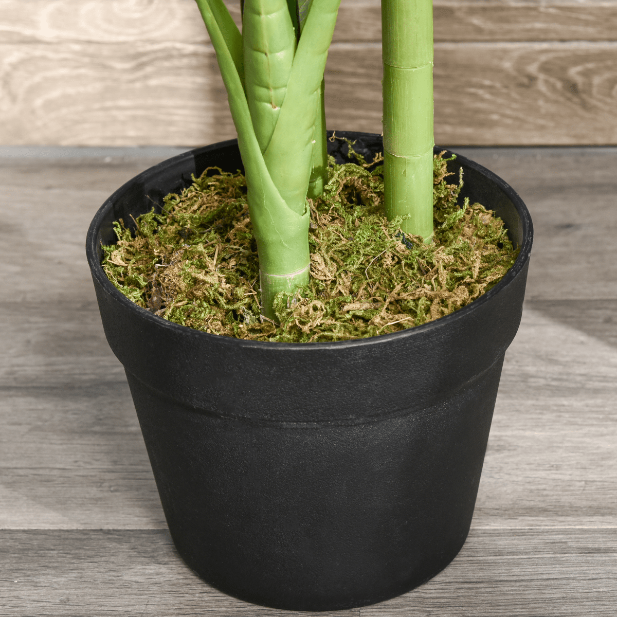 Artificial Monstera Tree 21 Leaves Palm Tree for Indoor Outdoor 1m - plants - express.com