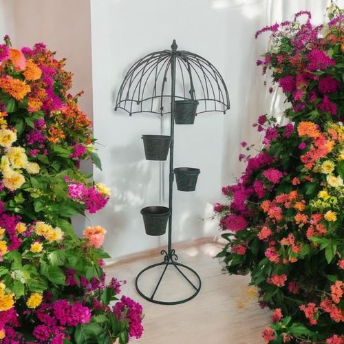 Charming 130CM Green Metal Garden Planter - Unique Style for Your Plants - plants - express.com