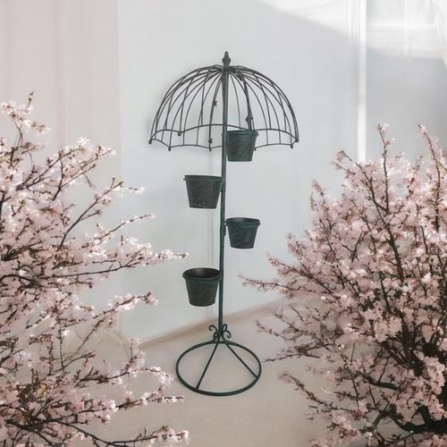 Charming 130CM Green Metal Garden Planter - Unique Style for Your Plants - plants - express.com