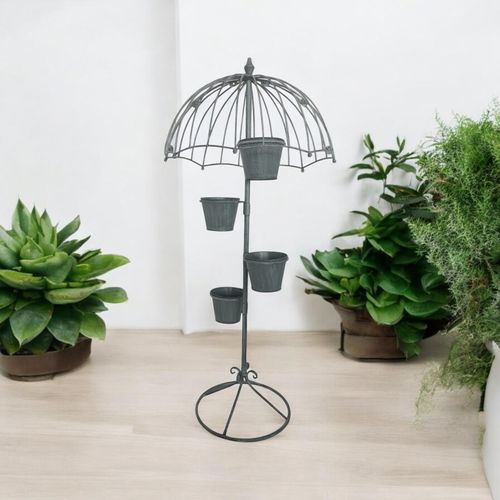 Charming 130CM Grey Metal Garden Planter for Stylish Outdoor Decor - plants - express.com