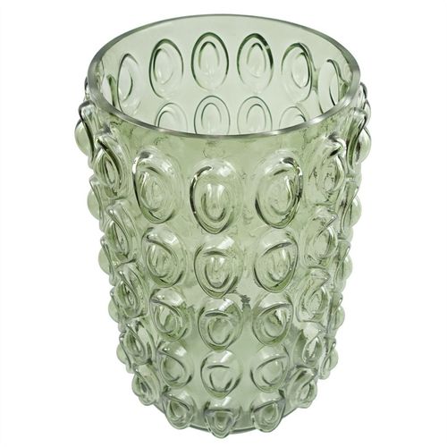 Charming 30cm Green Retro Bubble Vase for Elegant Floral Displays - plants - express.com